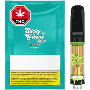 Sticky Greens - Baja Breeze - Liquid Diamond Blend Cartridge - 1G