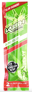 Kush Conical Herbal Wraps 2pk - Kiwi Strawberry