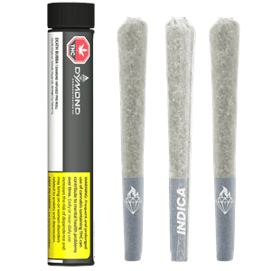 Dymond - Death Bubba Diamond Infused Pre-Rolls - 3pk