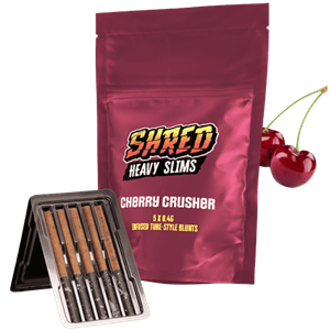 Shred - Cherry Crusher Heavy Slims Infused Pre-Rolls - 2G