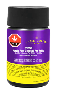 The Loud Plug - Drippyz Purple Pom-G Infused Pre-Roll - 2.5G