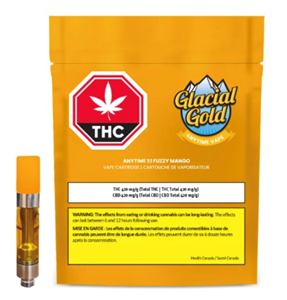 Glacial Gold - Anytime 1:1 Fuzzy Mango Vape -  Blend 1G