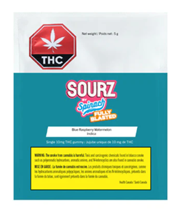 SOURZ Fully Blasted Single - Blue Raspberry Watermelon