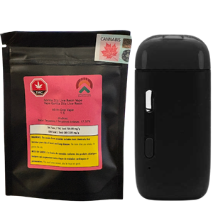 Green Mountain Health Alliance - Gorilla Zkittlez Ztlz Live Resin All In One Disposable Pen - 1G