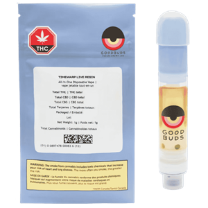 Good Buds - Timewarp Live Resin Cartridge - 1G