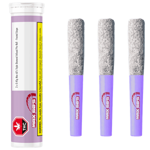 Chillbilly - Max 60'S Frosted Grape Triple Infused Pre-Rolls - 1.35G