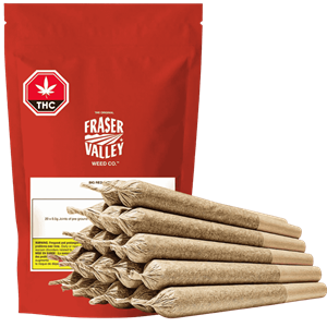 The Original Fraser Valley Weed Co. - Big Red Sativa Pre-Rolls - 10G