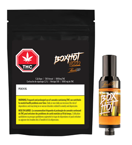 Boxhot 1000 - Peach Og Prefilled Vape - Peach Ring - Hybrid 1.2G