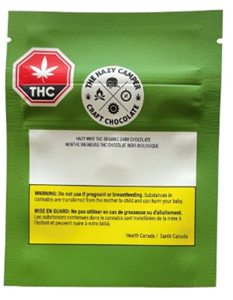 Hazy Camper - THC Mint Dark Chocolate