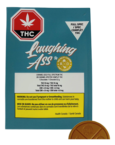 Laughing Ass - Caramel Gold Full Spectrum Thc Chocolate - 5.5G