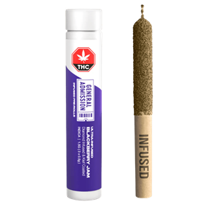 General Admission - Blackberry Jam Diamond Infused Pre-Rolls - 0.5G