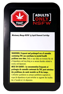 Adults Only - Cheeky Cherry NSFW liquid Diamond 1g Vape