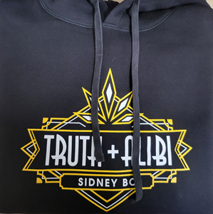 T+A Jerico Eco Fleece Hoodie with Full Chest Logo Medium