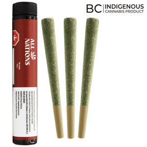 All Nations - Mac Daddy Pre-Rolls -  Indica 1.5G