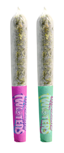 Rizzlers - Twisters Bubba Bomb+Rainbow Booty Inf Pre-Rolls - 1G