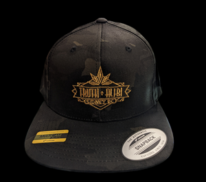 T+A Flat Brim Hat (Full Camo)