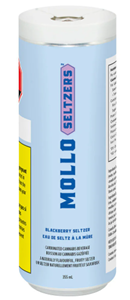 Mollo Seltzers - Blackberry Seltzer - 355Ml