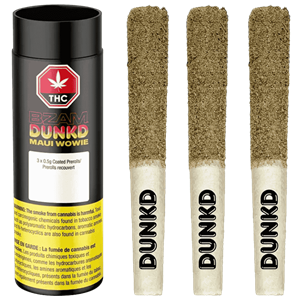 Bzam - Dunkd Maui Wowie Infused Pre-Rolls - 1.5G