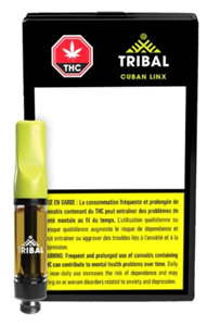 Tribal - Cuban Linx Live Resin Vape Cartridge -  Sativa 1G