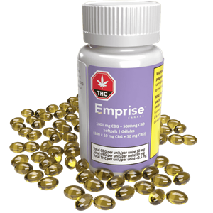 Emprise Canada - 1000 Mg Cbg + 5000Mg Cbd 100pk Softgels - 32G