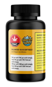 Glacial Gold - THC:CBD 10:10mg - 50pk Caps