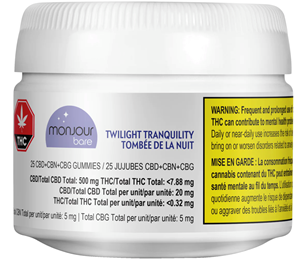 Monjour - Twilight Tranquility Gummies - 25pk