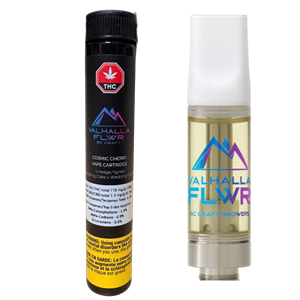 Valhalla Flwr - Cosmic Cherry Cured Resin Vape Cartridge - 1G
