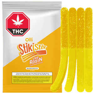 Stikistix - 100Thc Multi Pk Live Rosin Sour Mango Haze Chews - 100G