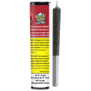 Glacial Gold - High Thc Banger Cherry Bomb Infused Pre-Roll - 0.5G