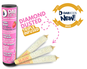 Dab Bods - Pink Goat 50S Triple Infused Pre-Rolls - 1.5G