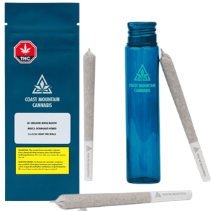 Coast Mountain Cannabis - Bc Organic Bling Blaow Pre-Rolls - 1.5G
