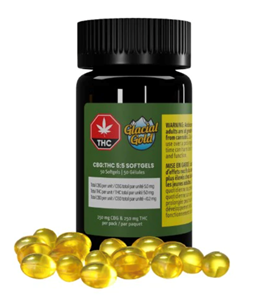 Glacial Gold - THC:CBG 5:5mg - 50pk Caps