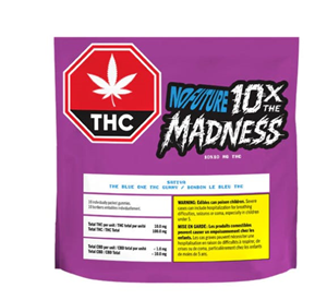 No Future - 10X The Madness: The Blue One Sativa Thc Gummies - 100G