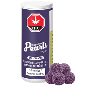 Pearls - Blackberry Lemonade 1:1:1 Cbn:Cbd:Thc -  Indica 17.5G