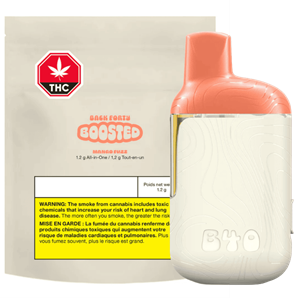 Back Forty - Mango Fuzz Boosted All-In-One Vape - 1.2G