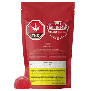 Blast - Sour Wild Raspberry Animal Style Live Rosin Gummy - 4G