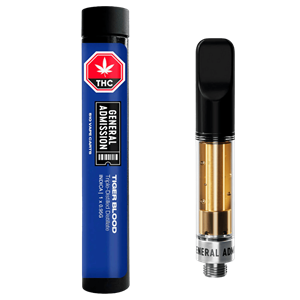 General Admission - Tiger Blood Distillate Vape Cartridge -  Indica 0.95G