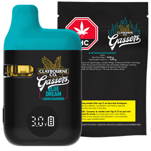 Claybourne - Gassers Blue Dream Liquid Diamonds Aio Vape - 0.95G