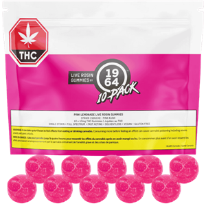1964 - Strawberry Watermelon Live Rosin Gummies - 10pk