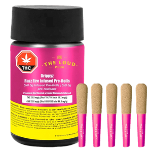The Loud Plug - Drippyz Razz Fire Infused Pre-Roll - 2.5G