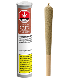 Simply Bare, BC Organic Fruit Loopz Pre Rolls, 1pk (0.5g)