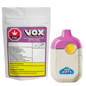 Vox - Grape Jamz Rechargeable All-In-One Vape - 1.2G