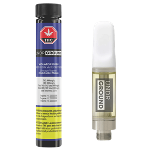 Undrground - Violator Kush Cured Resin Vape Cartidge - 1G