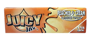 Juicy Jay's 1 1/4 Flavoured Papers - Peaches & Cream