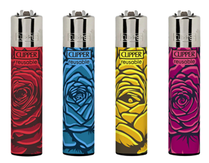 Clipper Lighters - Roses